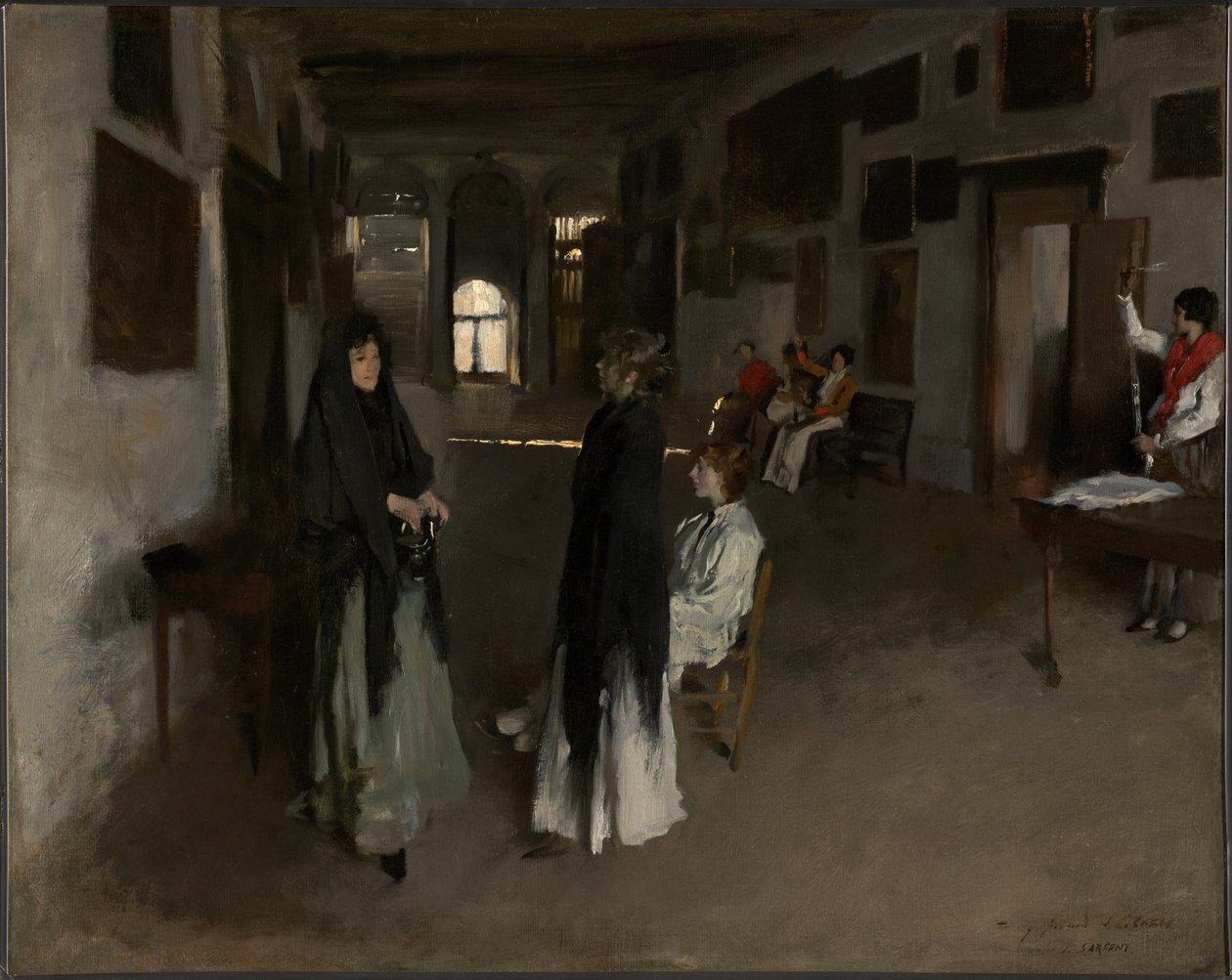 Venetsialainen sisäkuva tekijältä John Singer Sargent