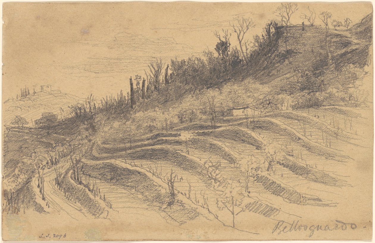 Bellosguardo, Firenze, 1870-1872. tekijältä John Singer Sargent