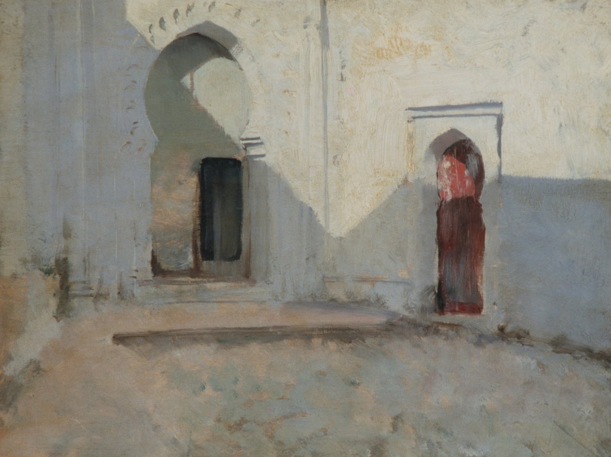 Pihapiiri, Tetuan, Marokko, 1879-80 tekijältä John Singer Sargent