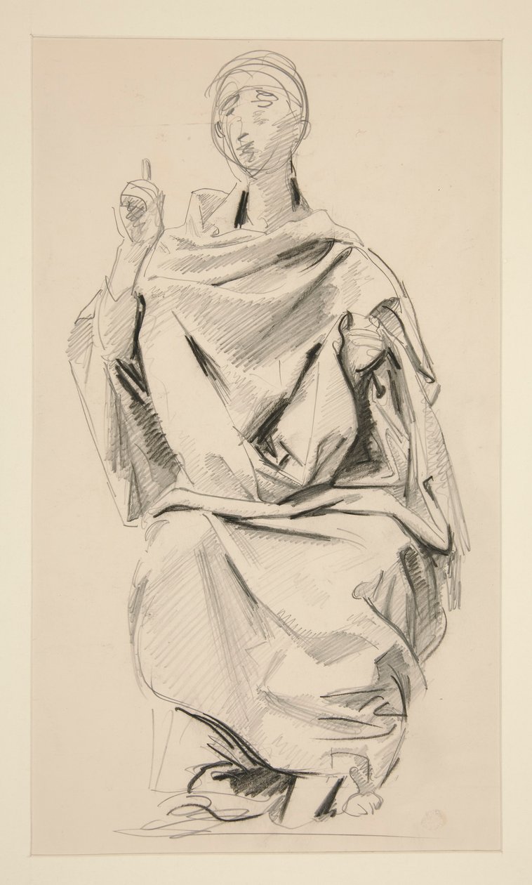 Drapoitu figuuri tekijältä John Singer Sargent