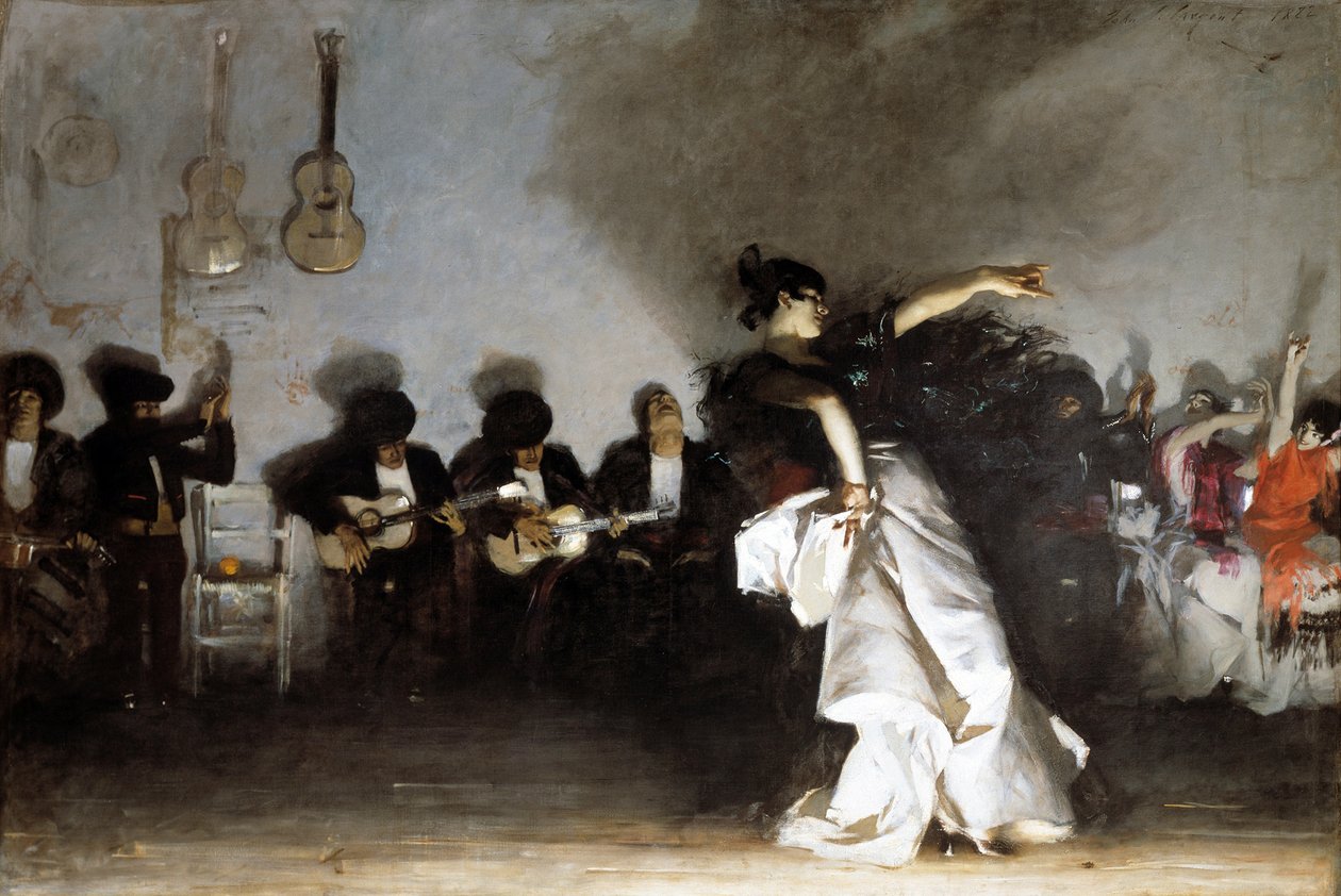 Jaleo, 1882 tekijältä John Singer Sargent