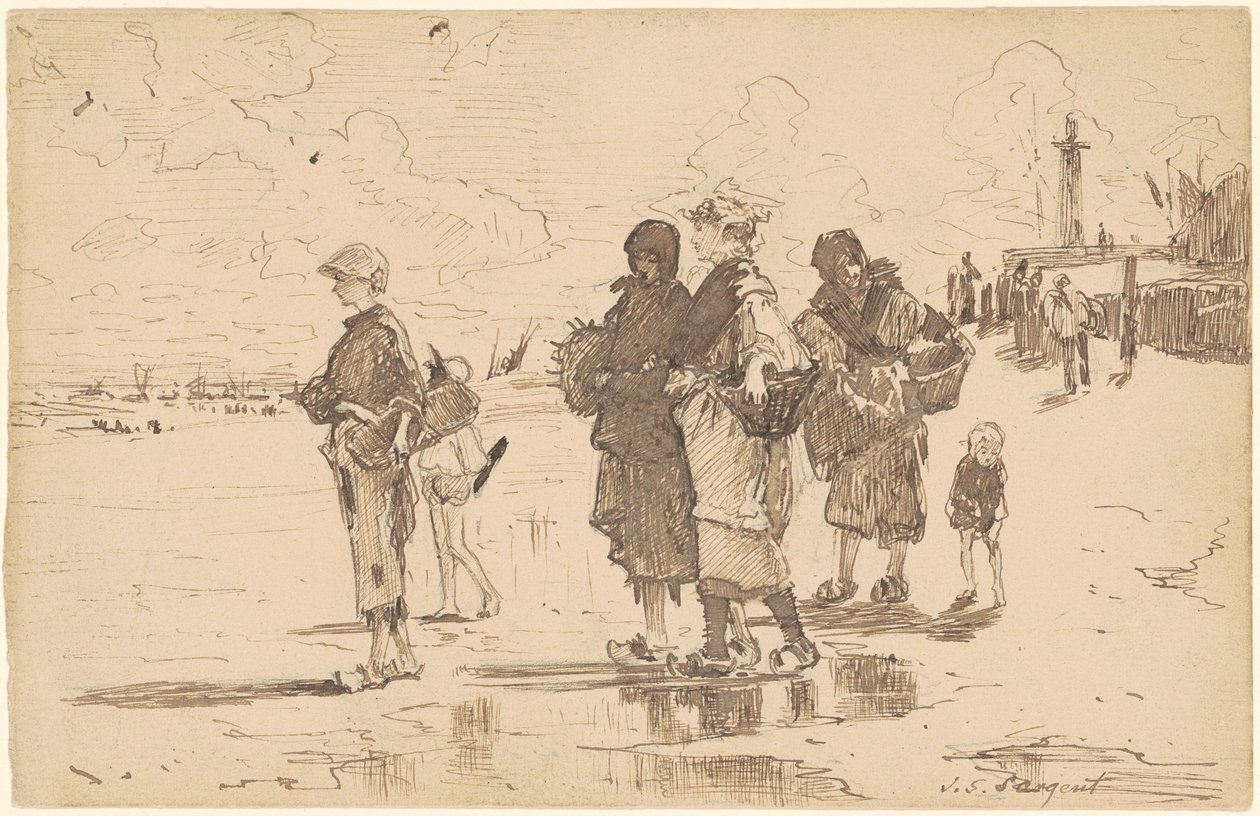 Kalastukseen, 1878. tekijältä John Singer Sargent