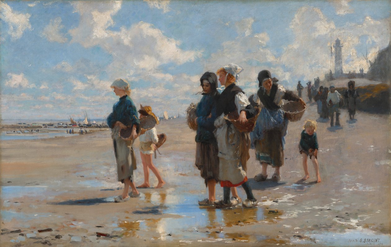 Lähdössä kalaan tekijältä John Singer Sargent
