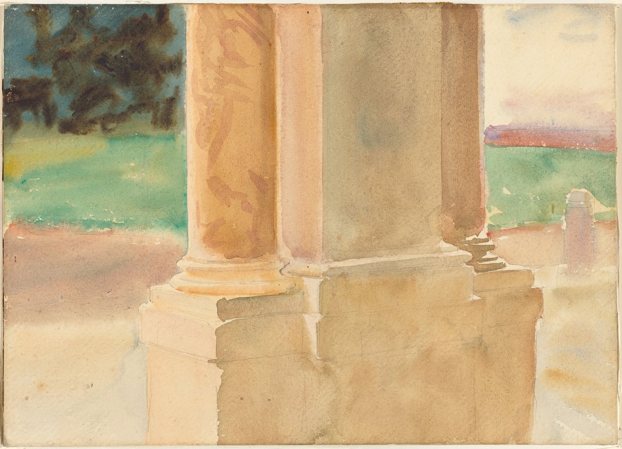 Frascati, arkkitehtoninen tutkielma tekijältä John Singer Sargent