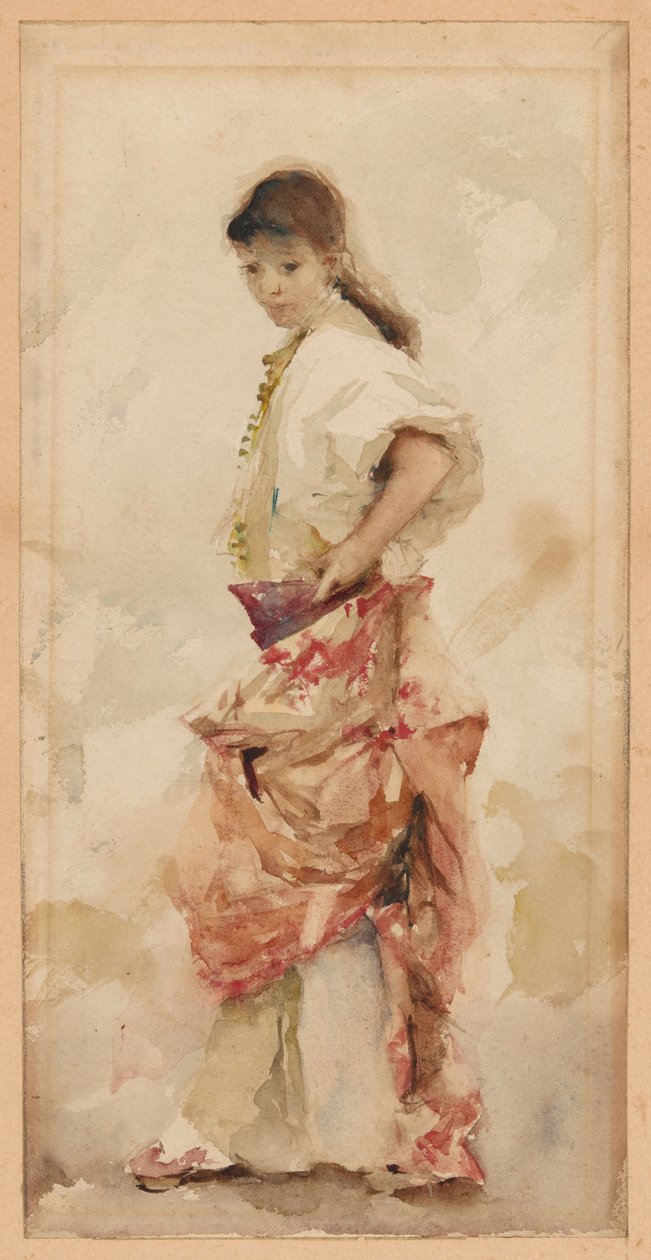 Tyttö espanjalaisasussa tekijältä John Singer Sargent