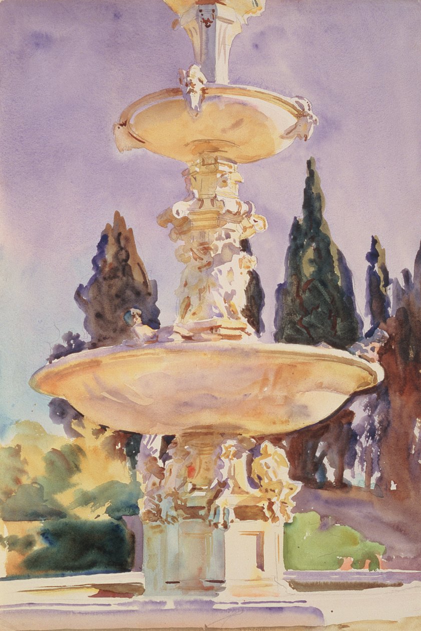 Medici-huvilassa, noin 1907 tekijältä John Singer Sargent