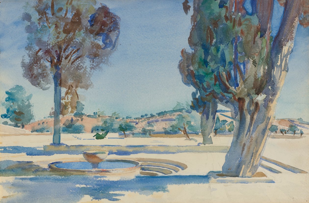 Jerusalem (akvarelli) tekijältä John Singer Sargent