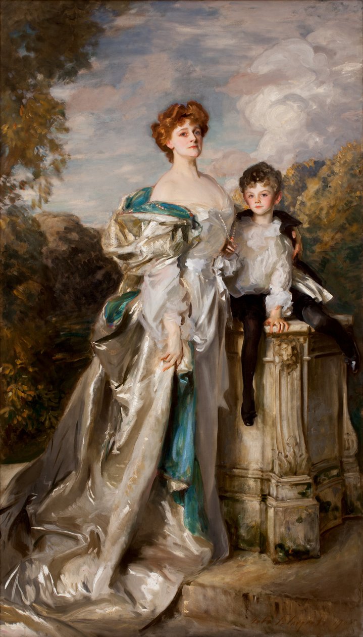 Lady Warwick ja hänen poikansa, 1905 tekijältä John Singer Sargent