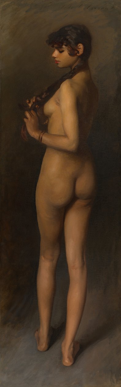 Elämäntutkimus (Egyptiläisen tytön tutkimus) tekijältä John Singer Sargent