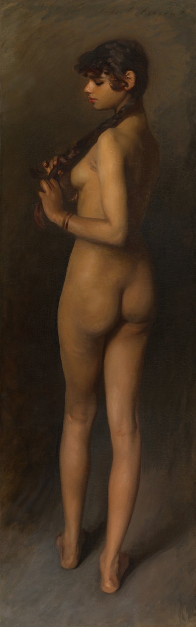 Egyptiläisen tytön elämäntutkimus, 1891. tekijältä John Singer Sargent