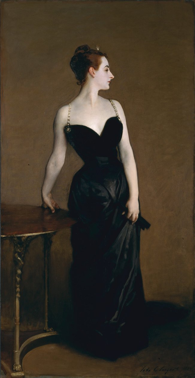 Madame X Madame Pierre Gautreau, 1884 tekijältä John Singer Sargent