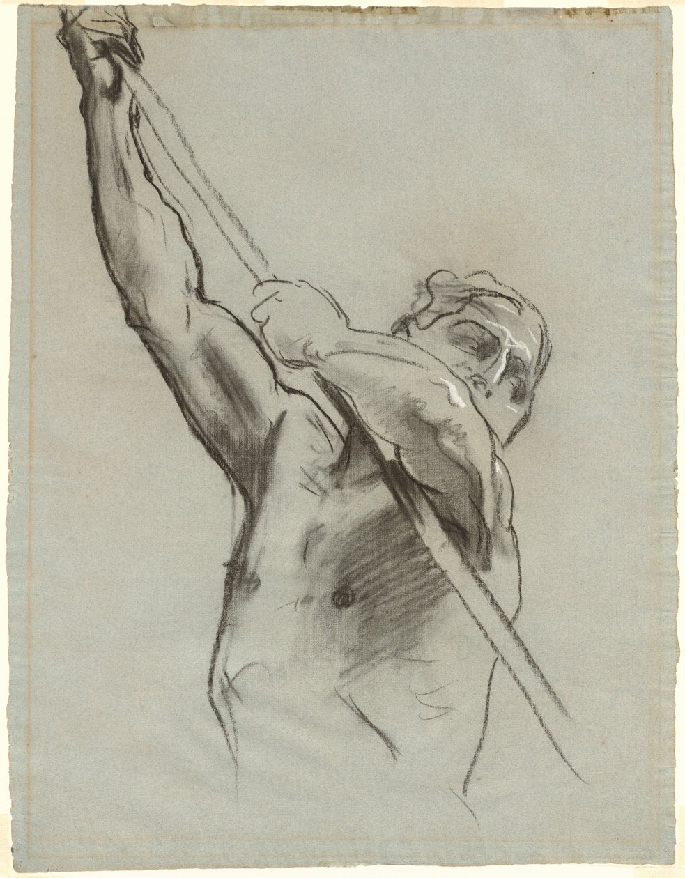 Uros vartalo sauvan kanssa tekijältä John Singer Sargent
