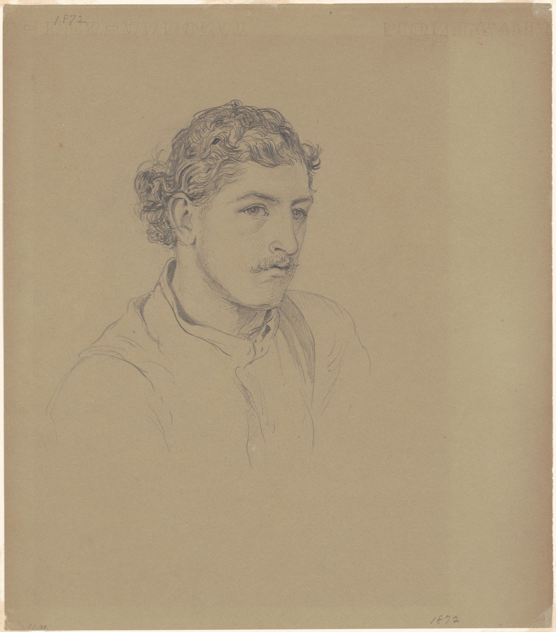 Mies kiharat hiukset tekijältä John Singer Sargent
