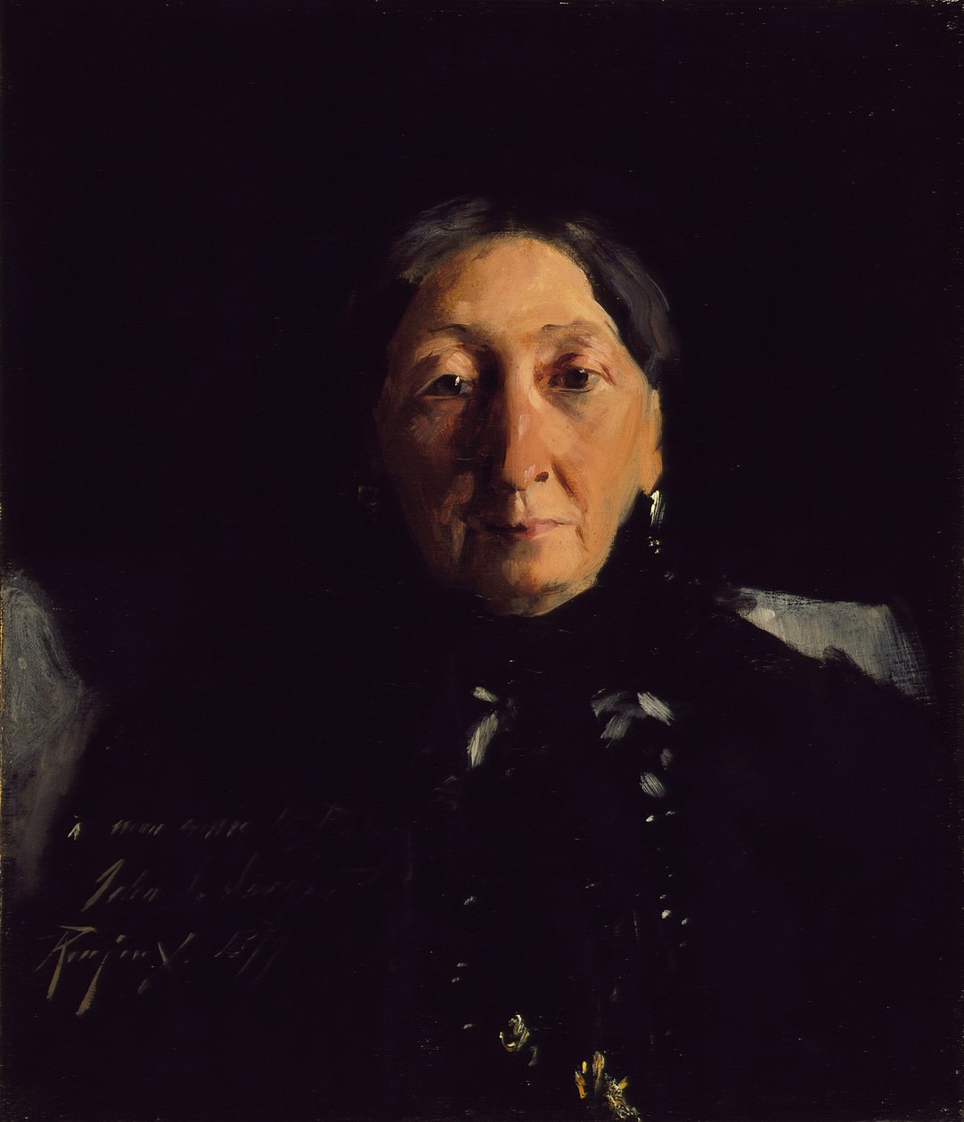 Rouva Francois Buloz, 1879 tekijältä John Singer Sargent
