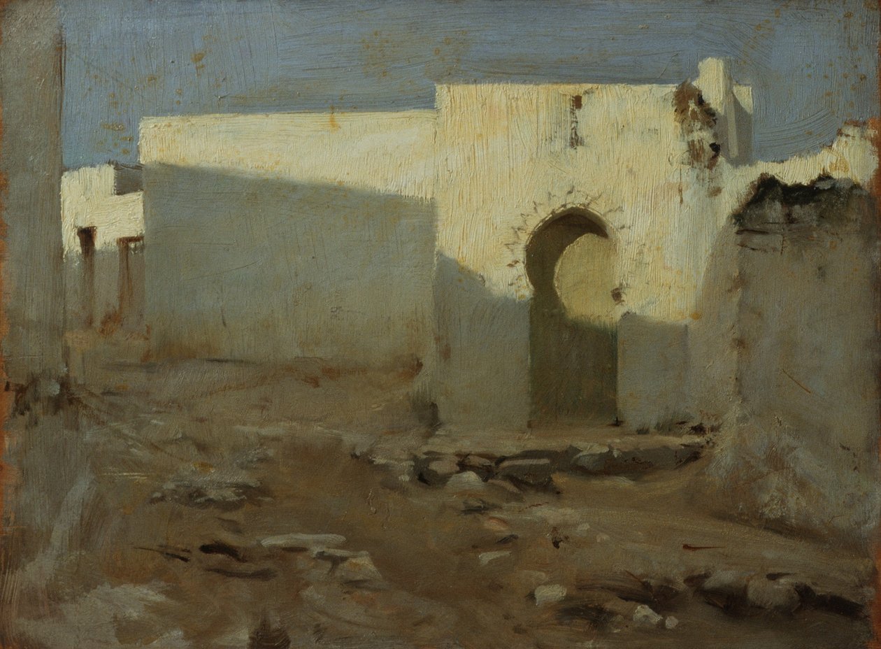 Maurilaisia rakennuksia auringonvalossa, 1879-80 tekijältä John Singer Sargent