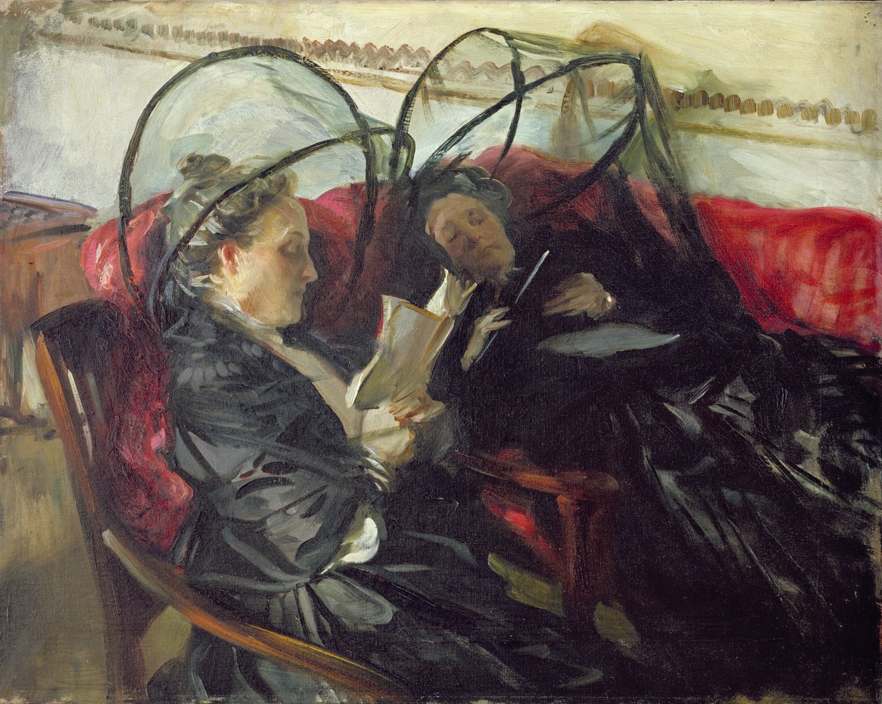 Huonekalut ja erilaiset esineet 1100- ja 1300-luvuilta tekijältä John Singer Sargent