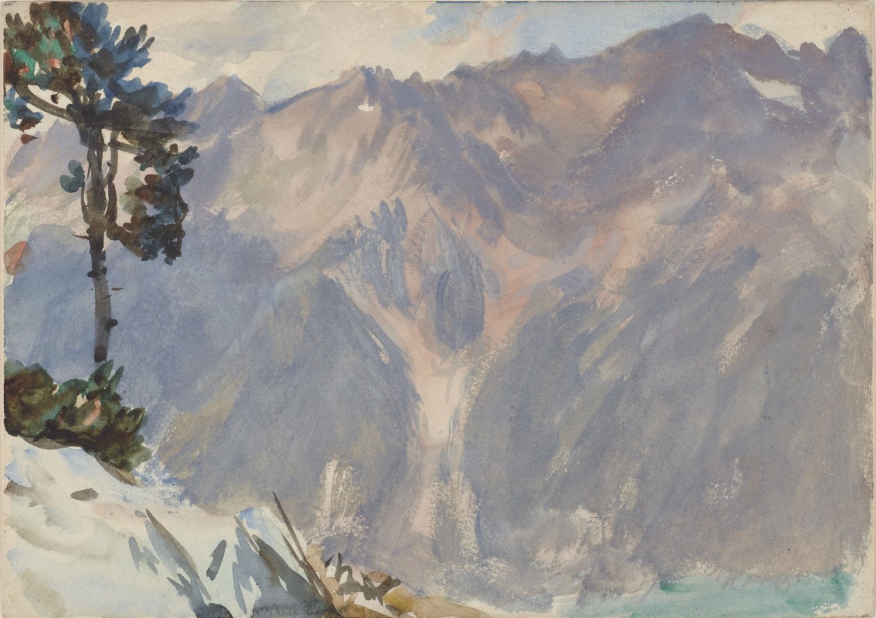 Vuoristomaisema tekijältä John Singer Sargent