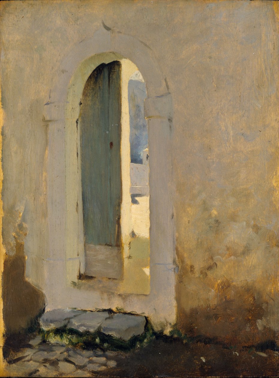 Avoin ovi, Marokko, 1879-80 tekijältä John Singer Sargent