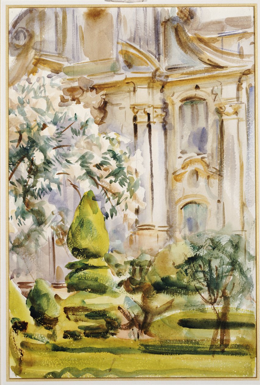 Palatsi ja puutarhat, Espanja, 1912 tekijältä John Singer Sargent
