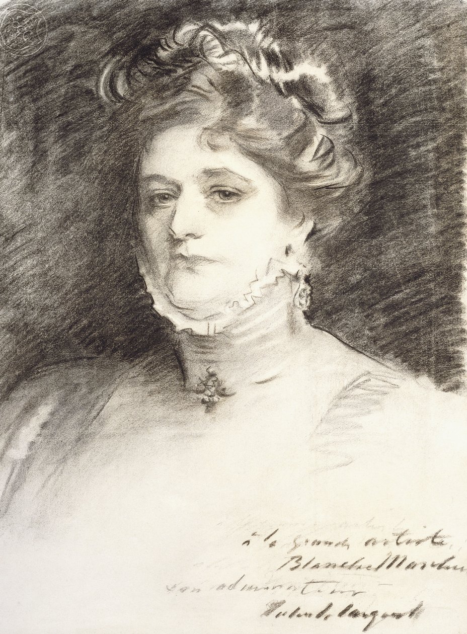 Blanche Marchesin muotokuva, 1910 tekijältä John Singer Sargent
