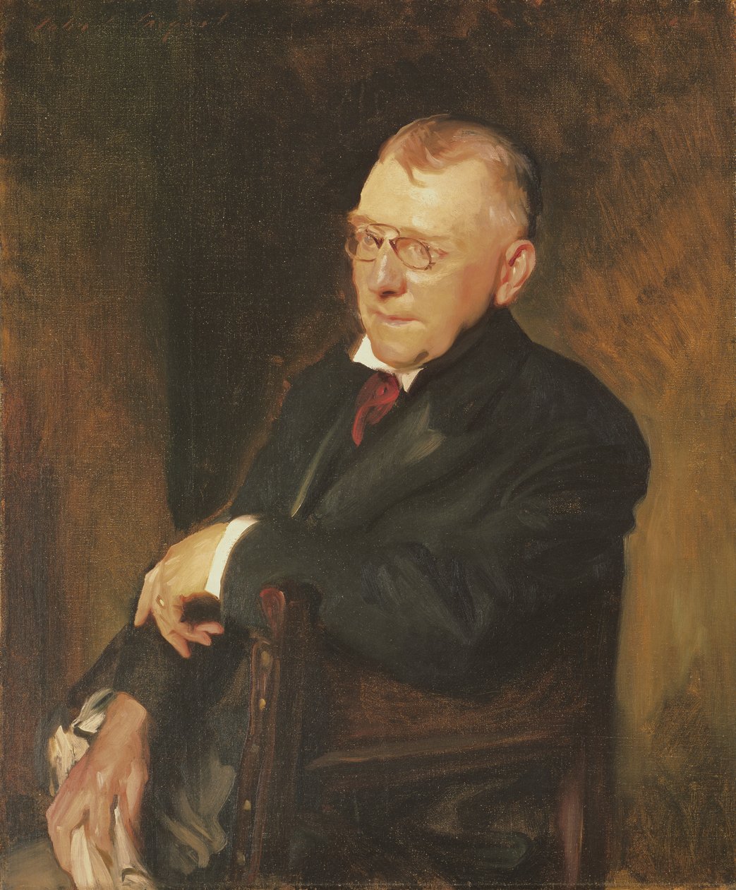 James Whitcomb Rileyn muotokuva tekijältä John Singer Sargent