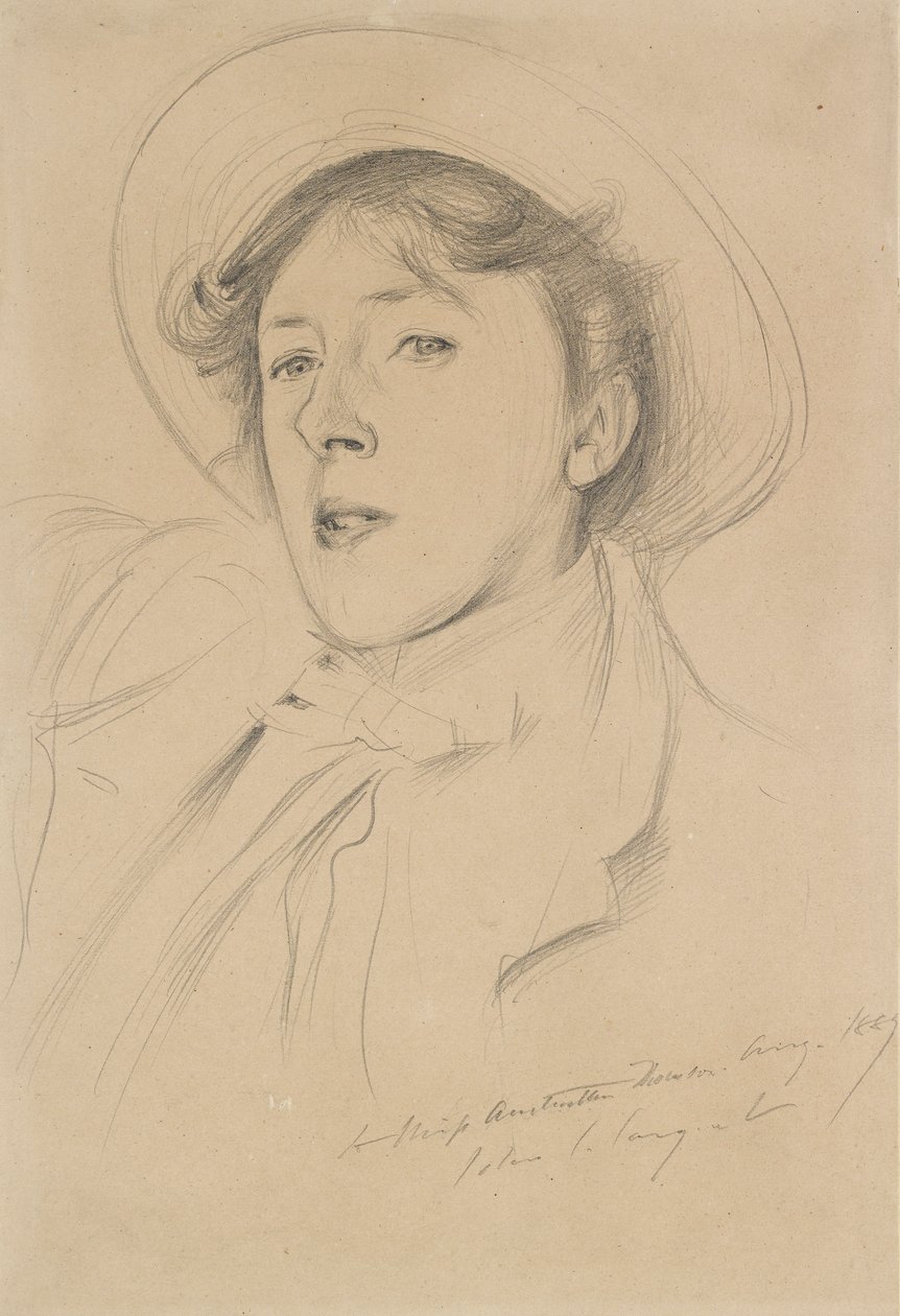 Vernon Leen muotokuva, 1889 tekijältä John Singer Sargent