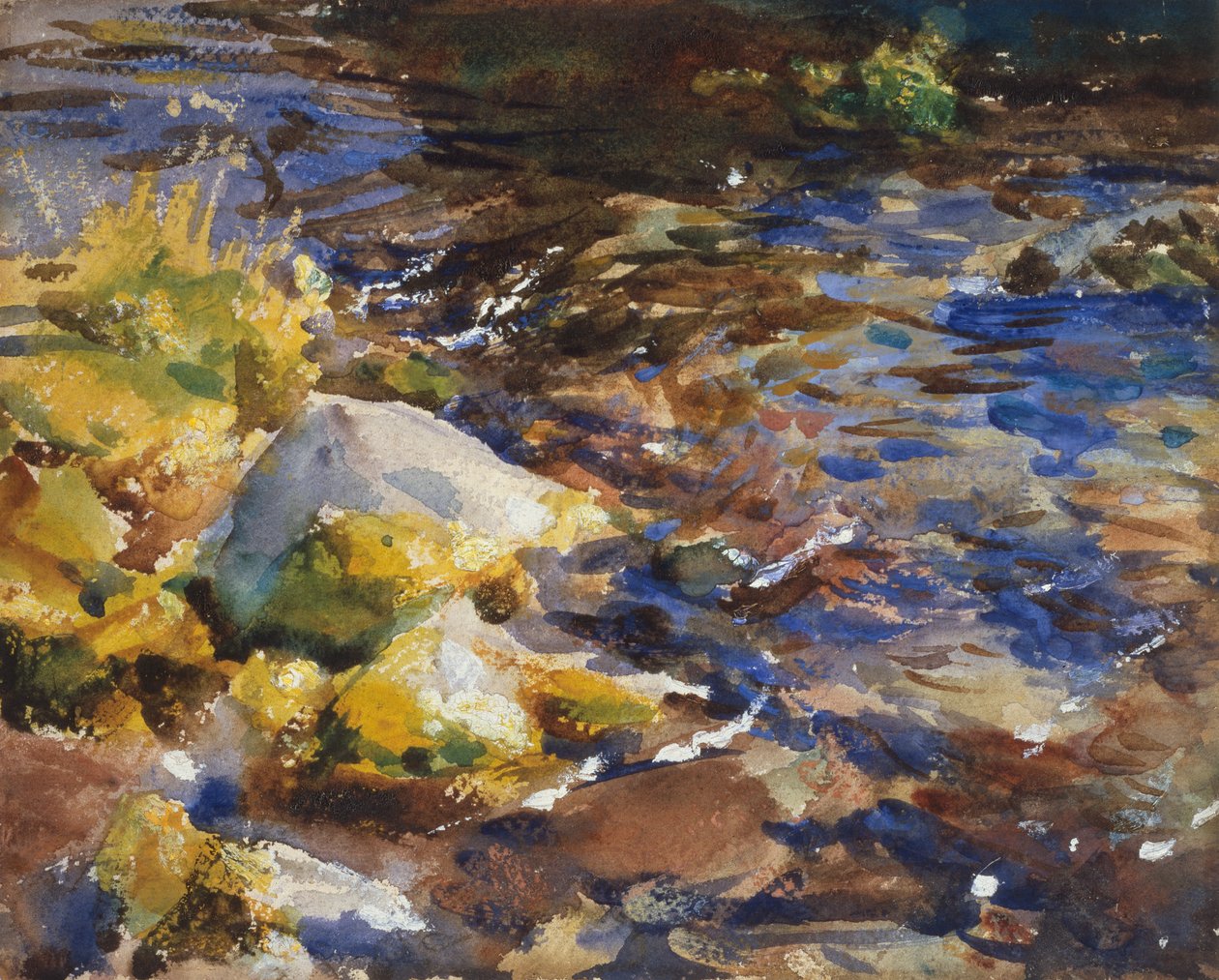 Heijastukset: Kivet ja vesi tekijältä John Singer Sargent