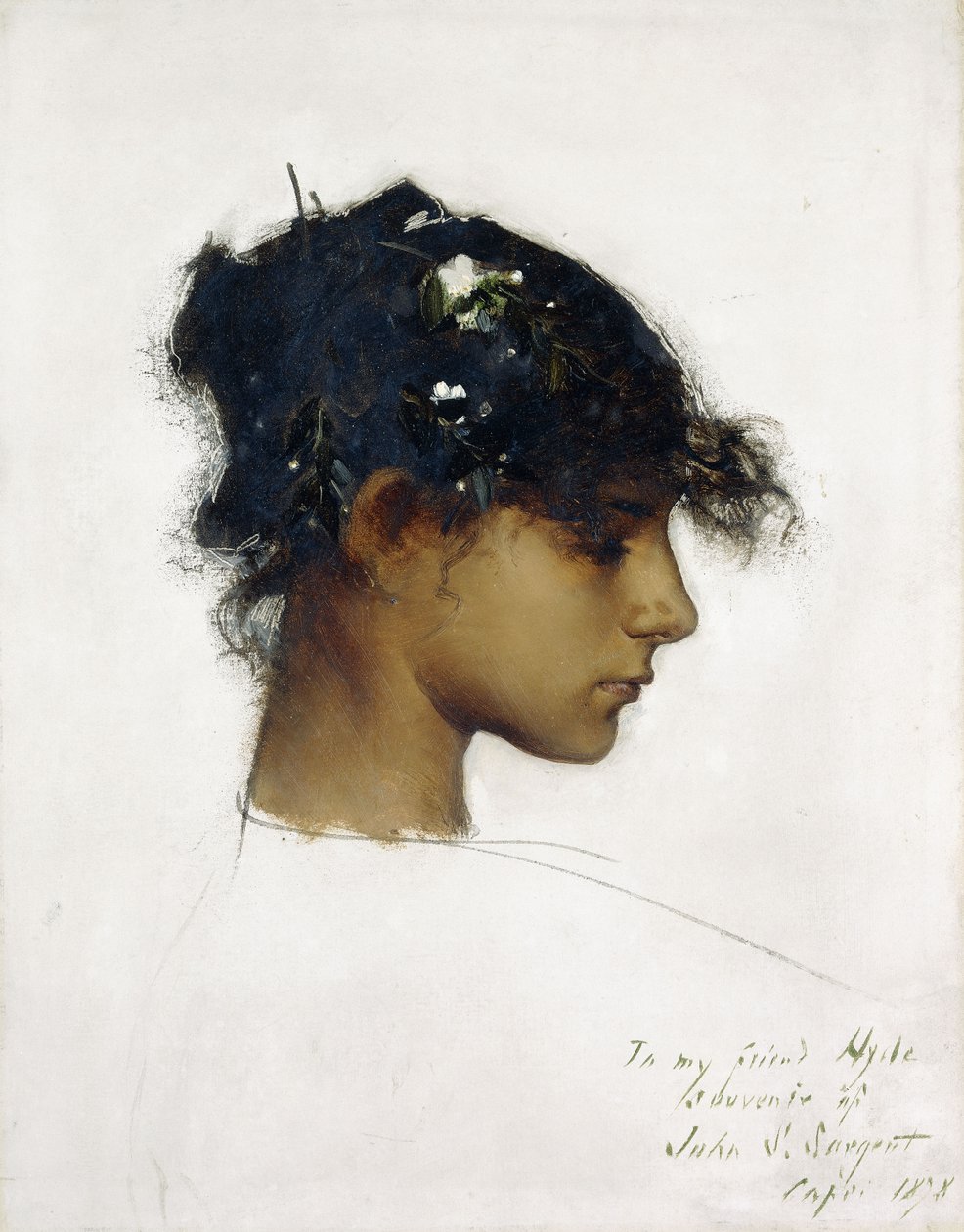 Rosina Ferrara - Capri-tyttö, 1878 tekijältä John Singer Sargent