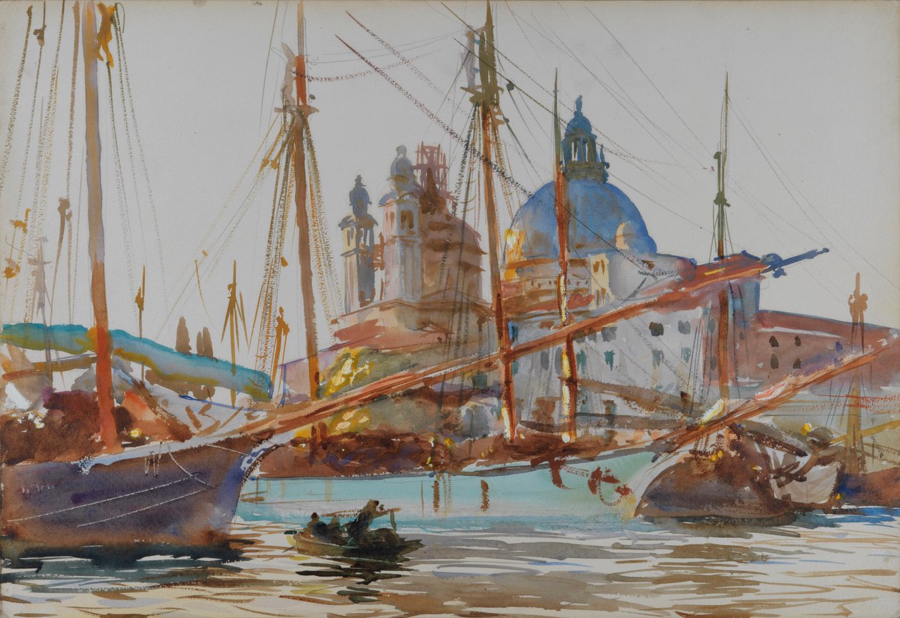 Santa Maria della Salute Venetsiassa, noin 1904-1906. tekijältä John Singer Sargent