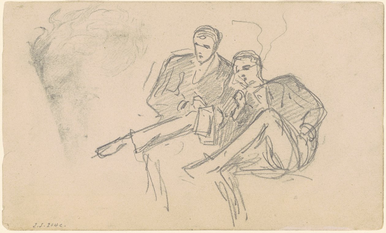Istuvia miehiä tekijältä John Singer Sargent