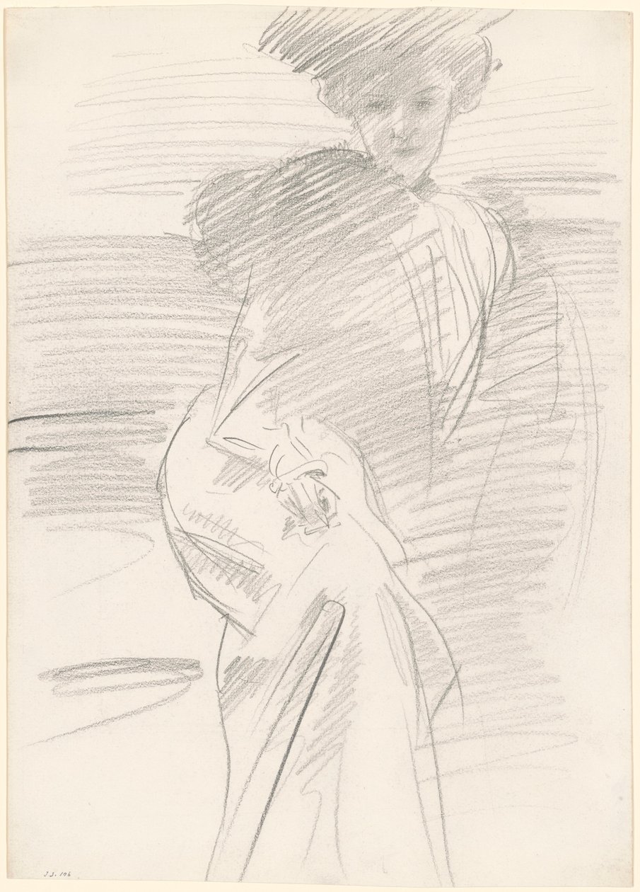 Istuva nainen tekijältä John Singer Sargent