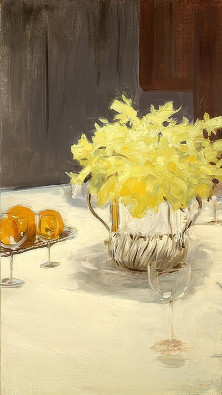 Asetelma narsissien kanssa. Noin 1885-95 tekijältä John Singer Sargent