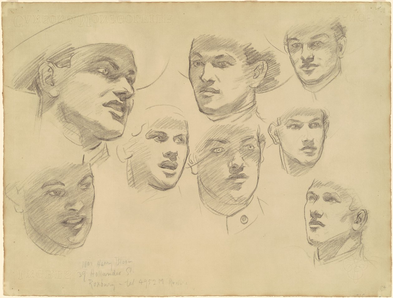 Tutkimuksia sotaan pääsemiseksi, 1920-1922. tekijältä John Singer Sargent