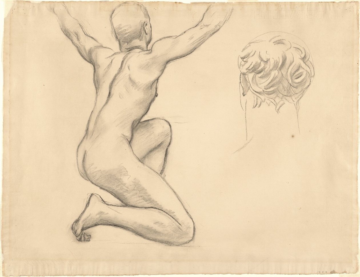 Studies for The Unveiling of Truth, 1922-1925. tekijältä John Singer Sargent