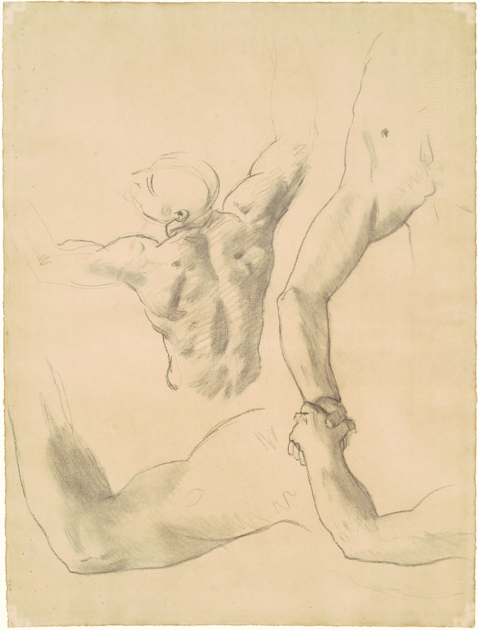 Tutkimuksia kahden klassisen miesfiguuripainille, 1919-1920. tekijältä John Singer Sargent