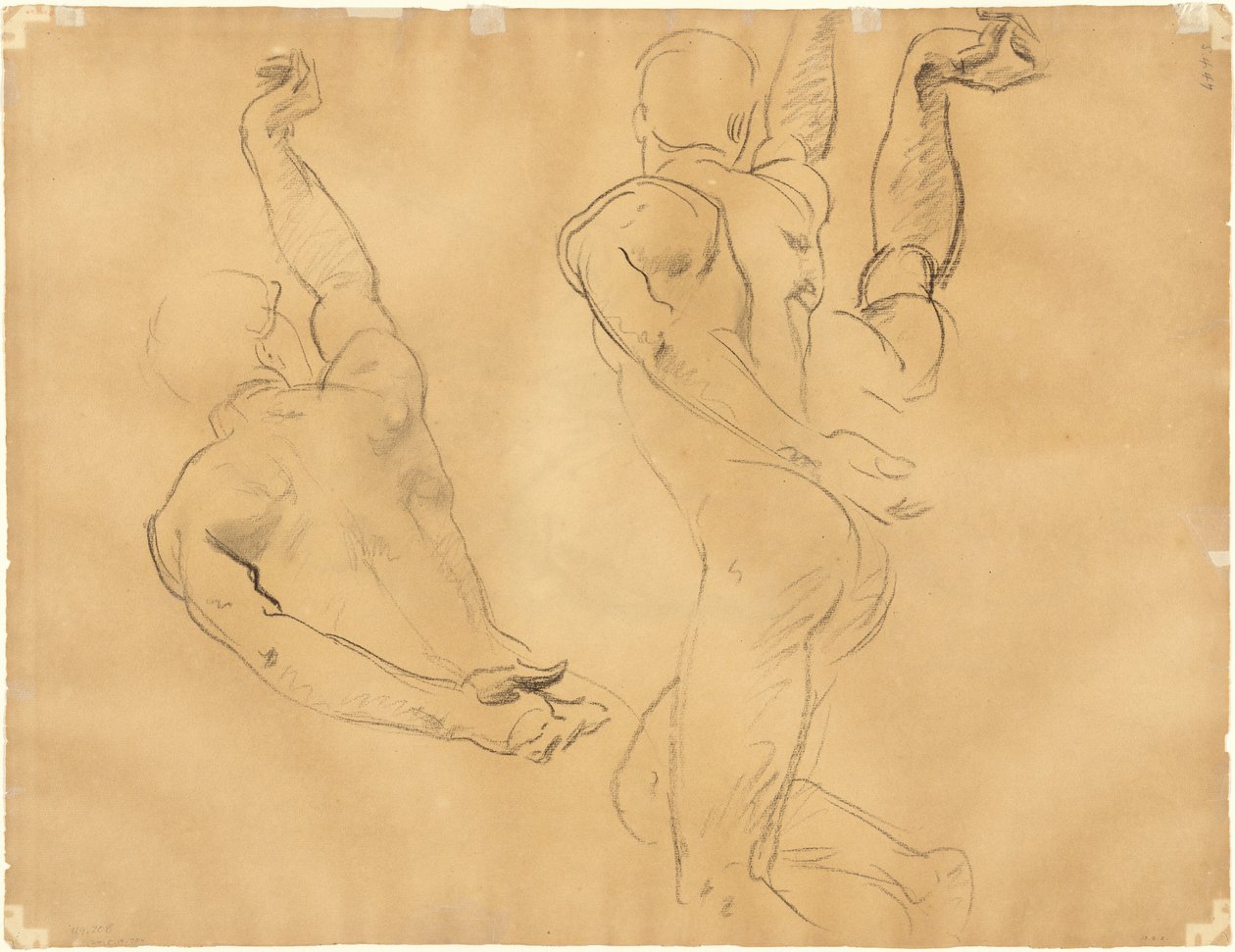 Miesalastomuuden tutkimukset [verso] tekijältä John Singer Sargent