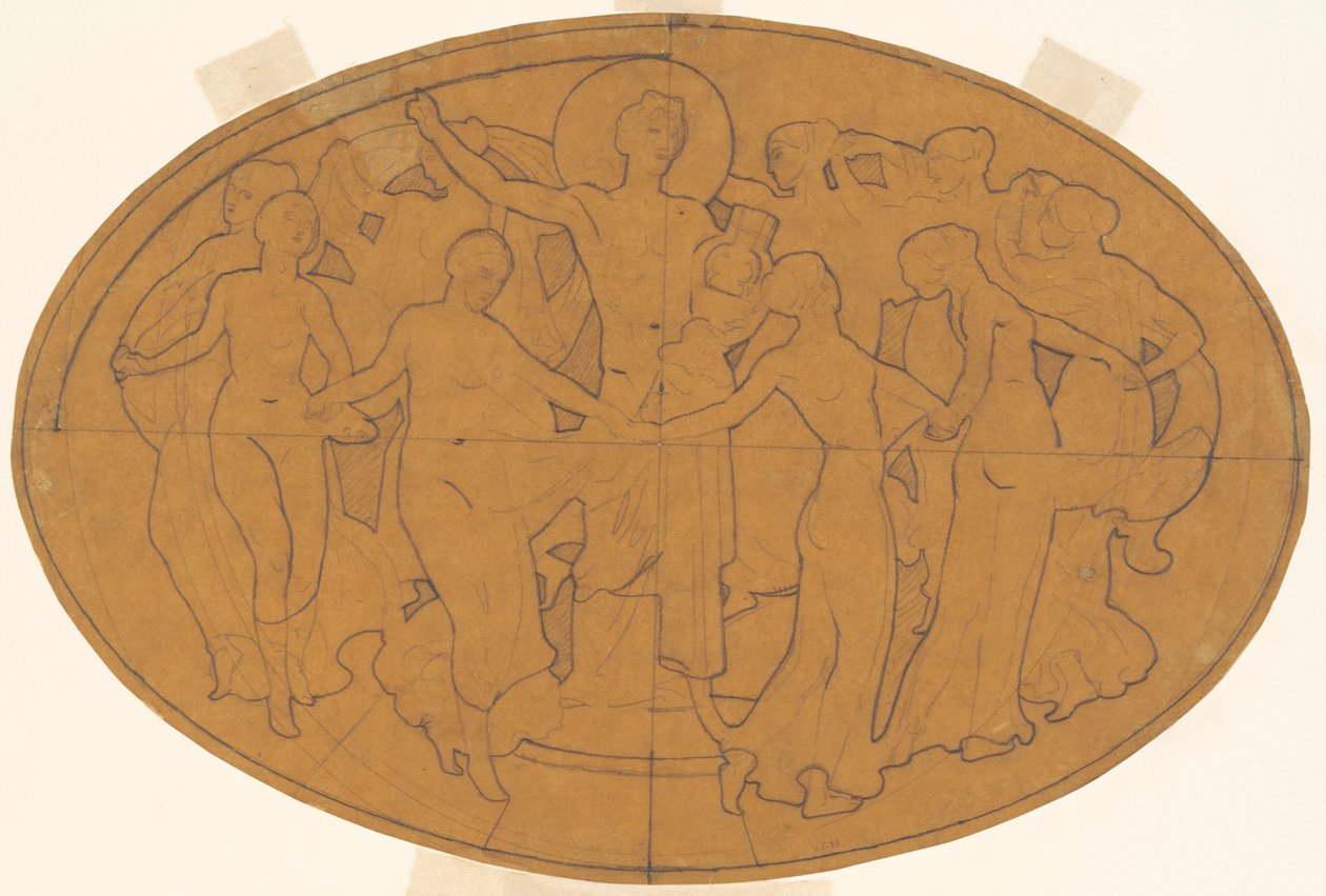 Study for Apollo and the Muses, n. 1921. tekijältä John Singer Sargent