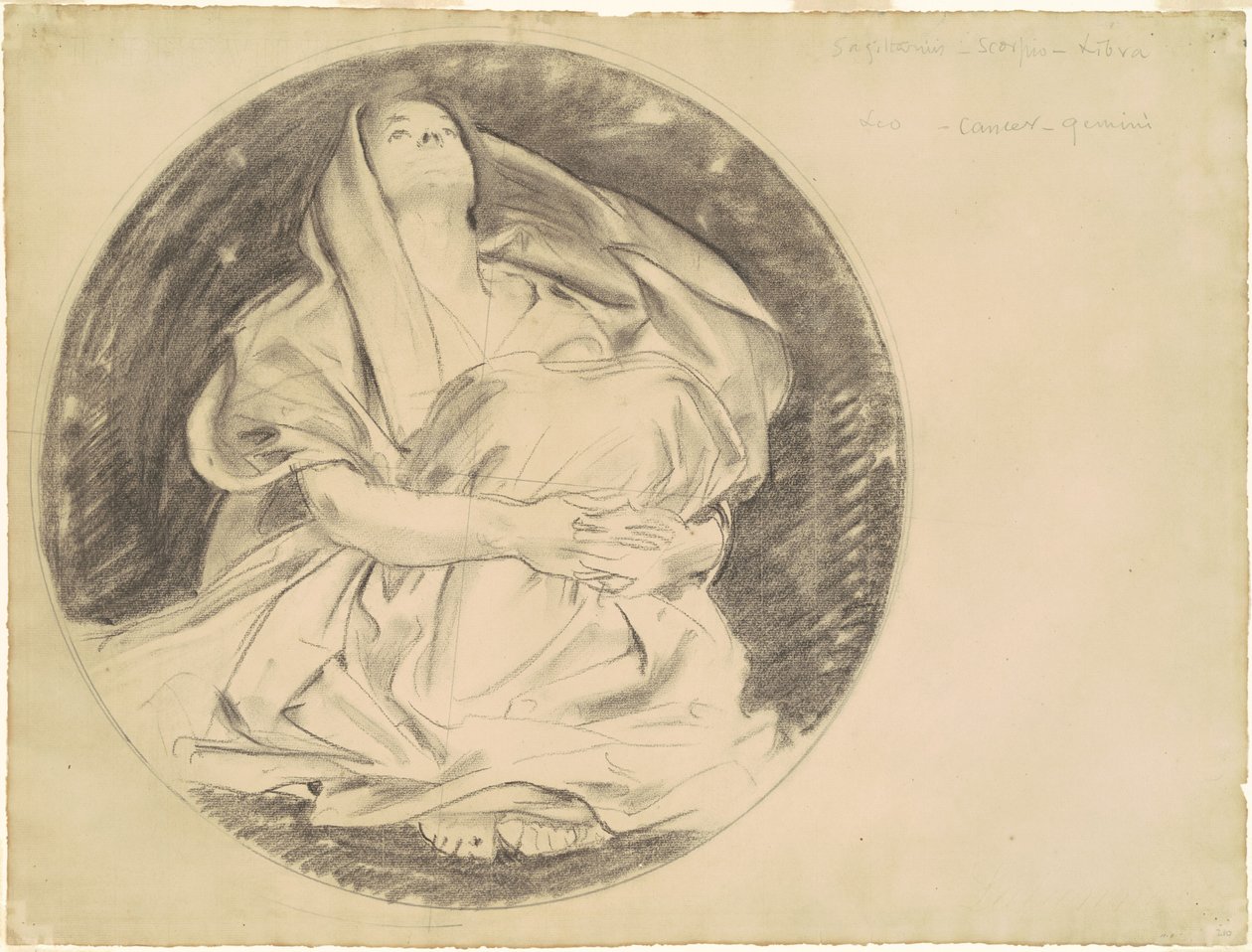 "Astronomian" opiskelu tekijältä John Singer Sargent
