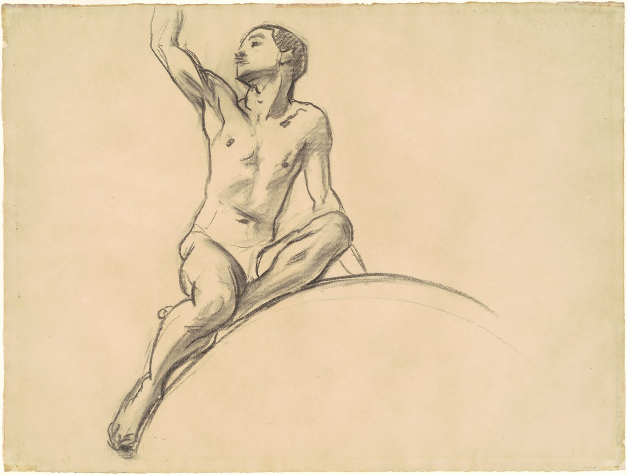 Tutkimus kuvalle "Musiikki" tekijältä John Singer Sargent