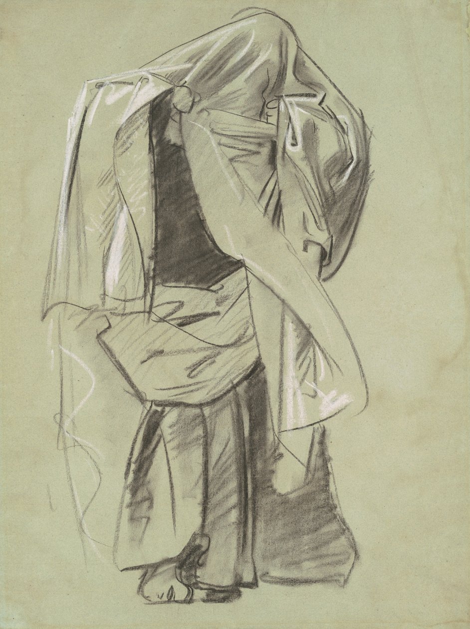 Study for Frieze of Prophets, 1890-1892. tekijältä John Singer Sargent