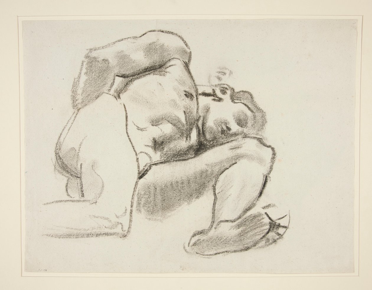 Tutkimus Prometheus, rondel, Rotunda, Museum of Fine Arts Boston tekijältä John Singer Sargent