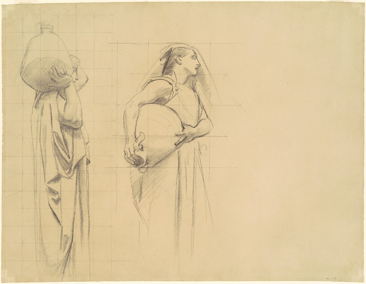 Tutkimus "The Danaïdes" tekijältä John Singer Sargent