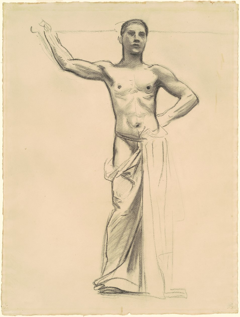 Apollon tutkimus "Apollo ja muusat" tekijältä John Singer Sargent