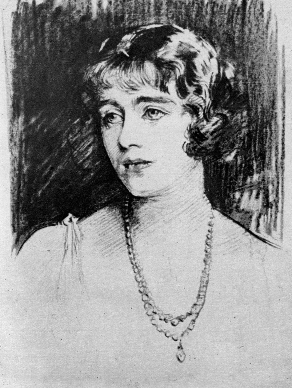 Lady Elizabeth Bowes-Lyonin tutkimus, 1923 tekijältä John Singer Sargent