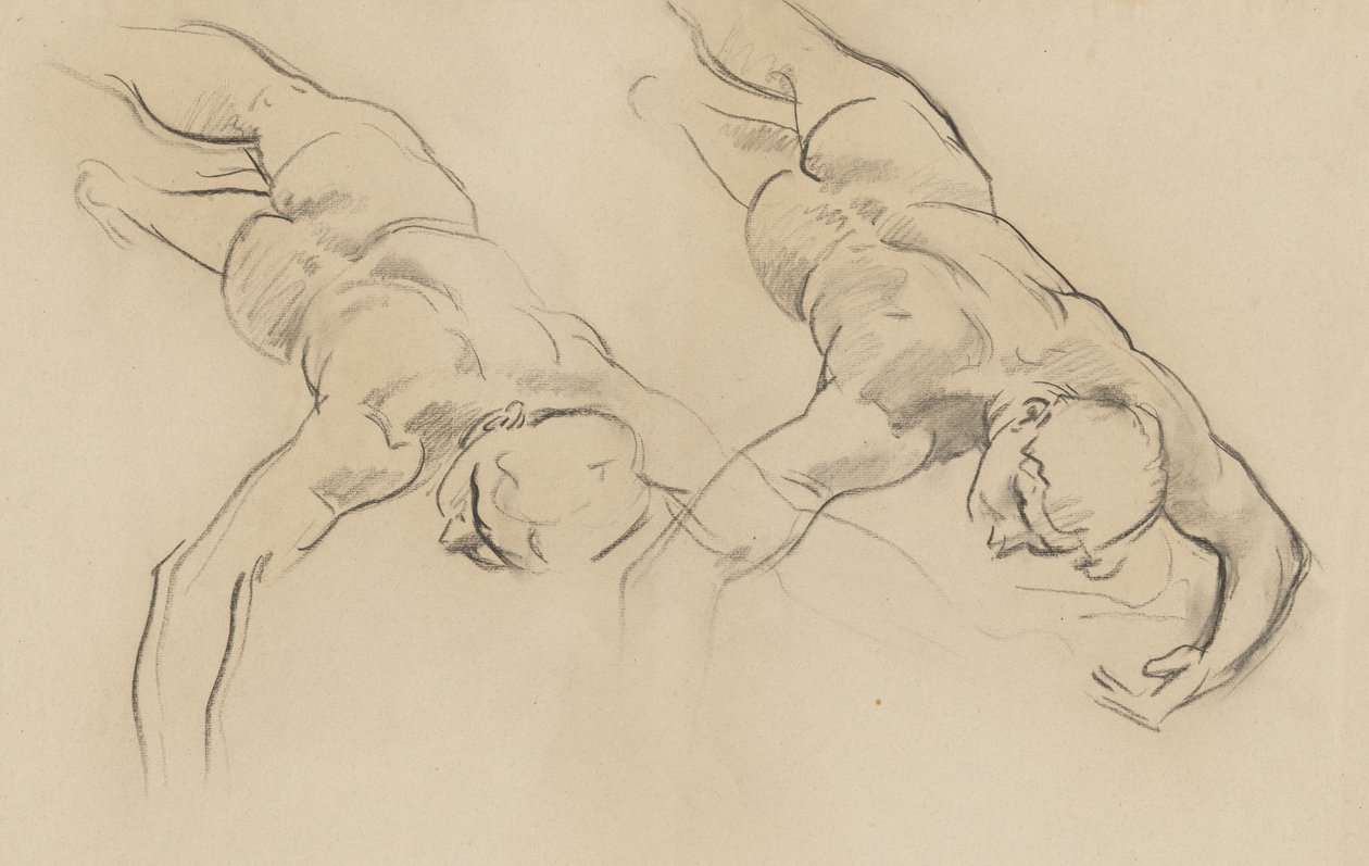 Tutkimus yhdestä Tunnista (kolmas hahmo vasemmalta, käännettynä) teoksessa ”Apollo vaunuissaan Tuntien seurassa”, seinämaalaus, portaikko, Bostonin taidemuseo tekijältä John Singer Sargent
