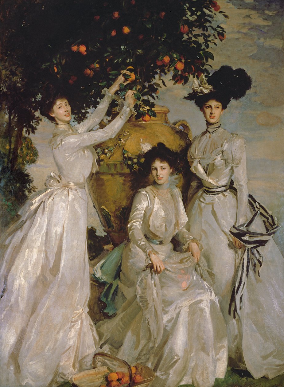 Acheson Sisters (öljy kankaalle) tekijältä John Singer Sargent