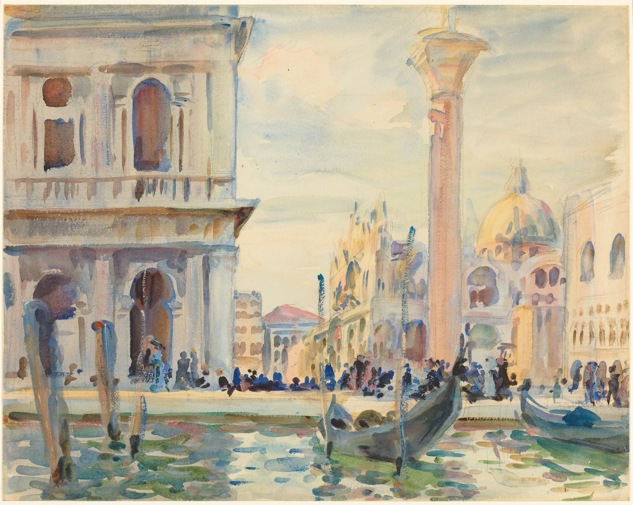 The Piazzetta tekijältä John Singer Sargent