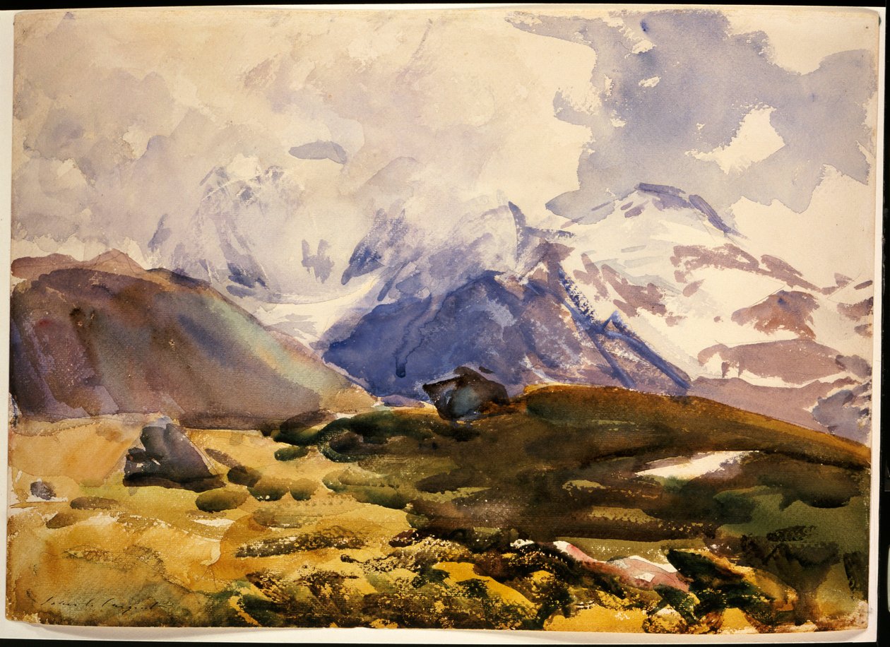 Simplon, n. 1910 tekijältä John Singer Sargent