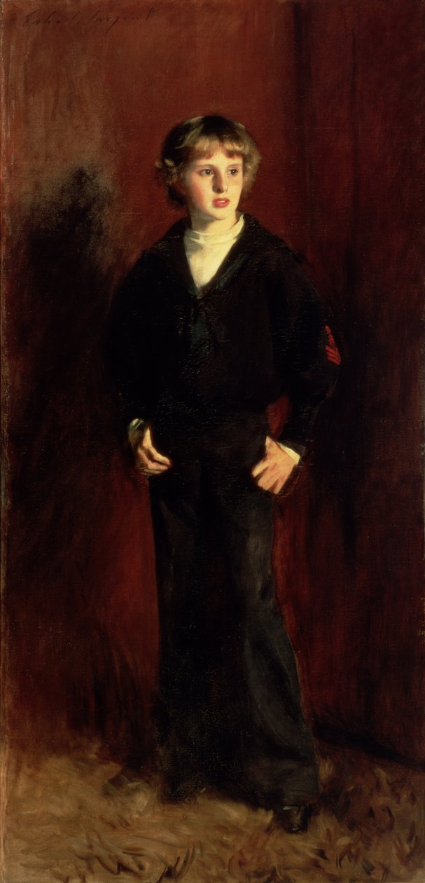 Edesmennyt majuri E.C. Harrison poikana tekijältä John Singer Sargent