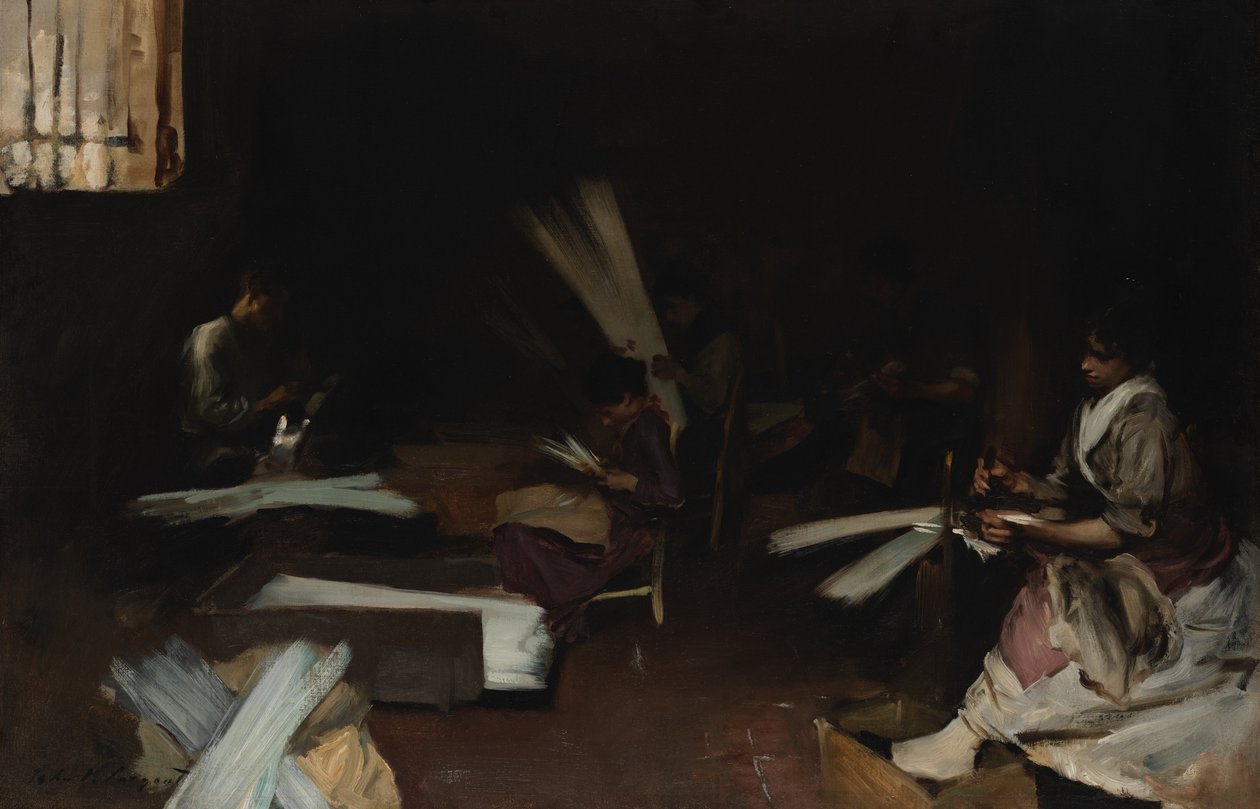 Venetsialaiset lasityöntekijät tekijältä John Singer Sargent
